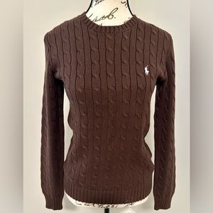Like New Ralph Lauren Sport Cable knit Sweater.  Size Medium.